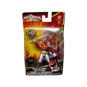 Bandai 2013 Power Rangers Megaforce Red Ranger Metallic Force Figure